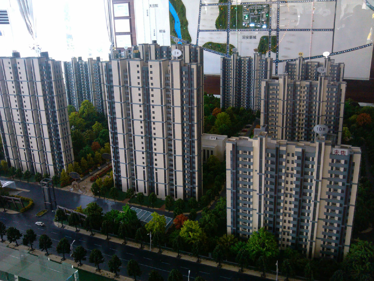 小区实景沙盘 小区实景沙盘