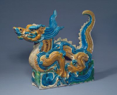 璃琉龙吻建筑构件