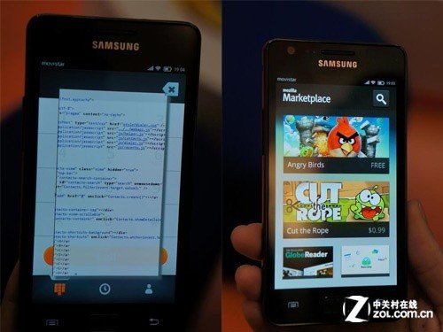 在三星GALAXY SⅡ上运行的Boot2Gecko系统 在三星GALAXY SⅡ上运行的Boot2Gecko系统