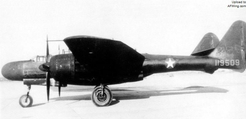 第一架XP-61原型机41-19509