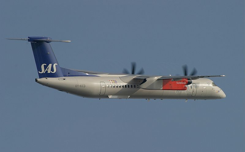 北欧航空的的Q400 北欧航空的的Q400