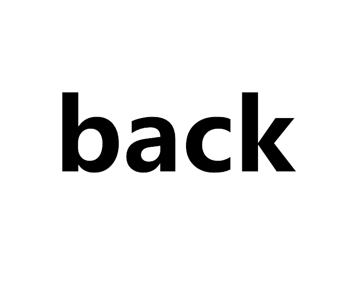 back(英语单词)