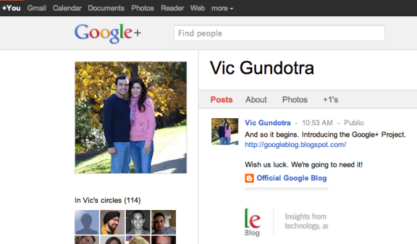 Google+专案主管维克·冈多特拉 Google+专案主管维克·冈多特拉