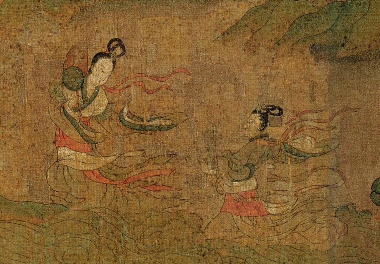 东晋顾恺之绘洛神赋图长卷 东晋顾恺之绘洛神赋图长卷