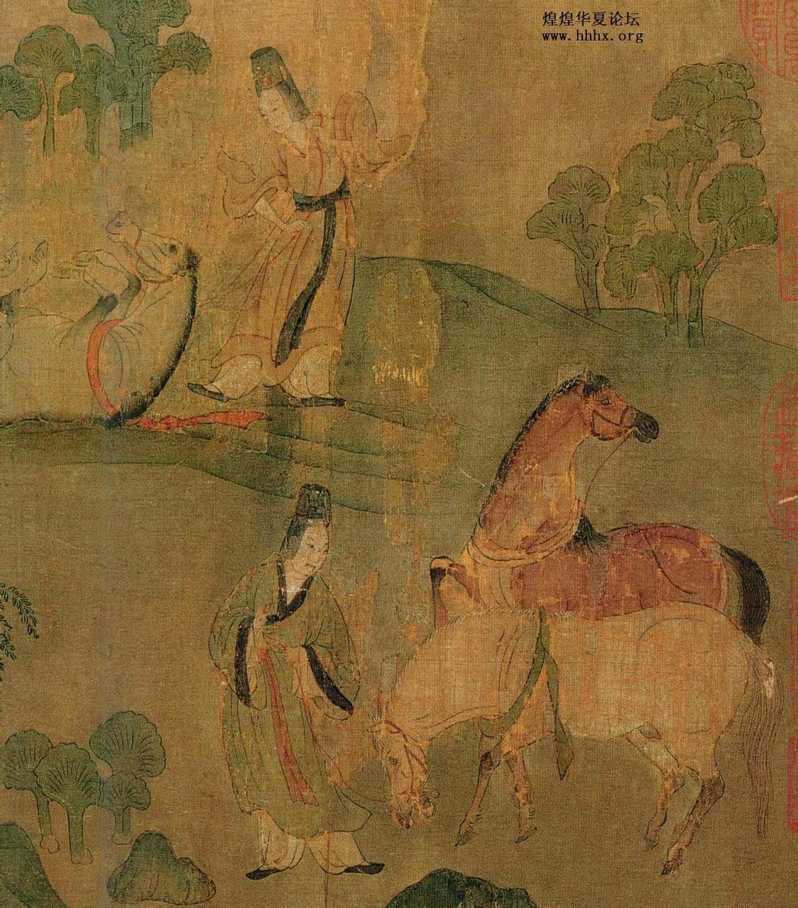 顾恺之绘《洛神赋图卷》 顾恺之绘《洛神赋图卷》