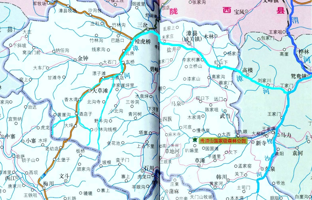 漳河位置及水系 漳河位置及水系