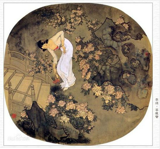 《菩萨蛮·花明月暗笼轻雾》意境图