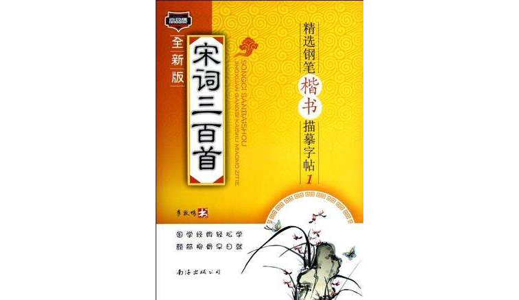 宋词三百首精选钢笔楷书描摹字帖1