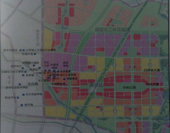白洋淀科技城规划图