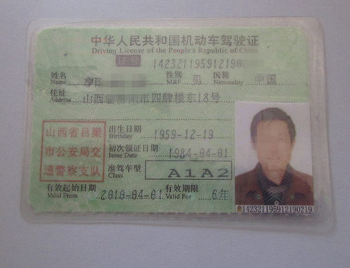 A1驾驶证
