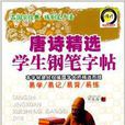 精品字帖系列：唐诗精选学生钢笔字帖