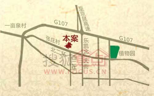 红山庄园项目区点阵图