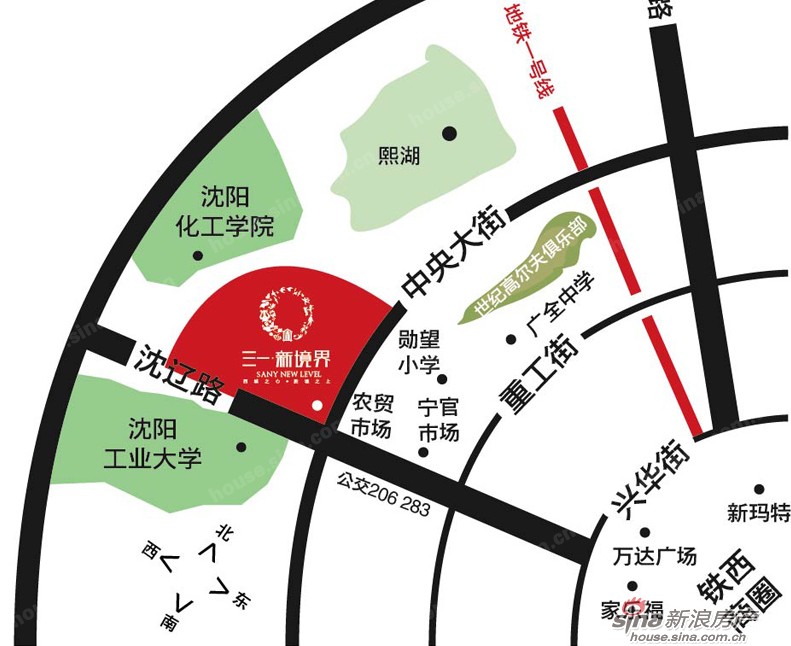 三一·新境界位置图 三一·新境界位置图