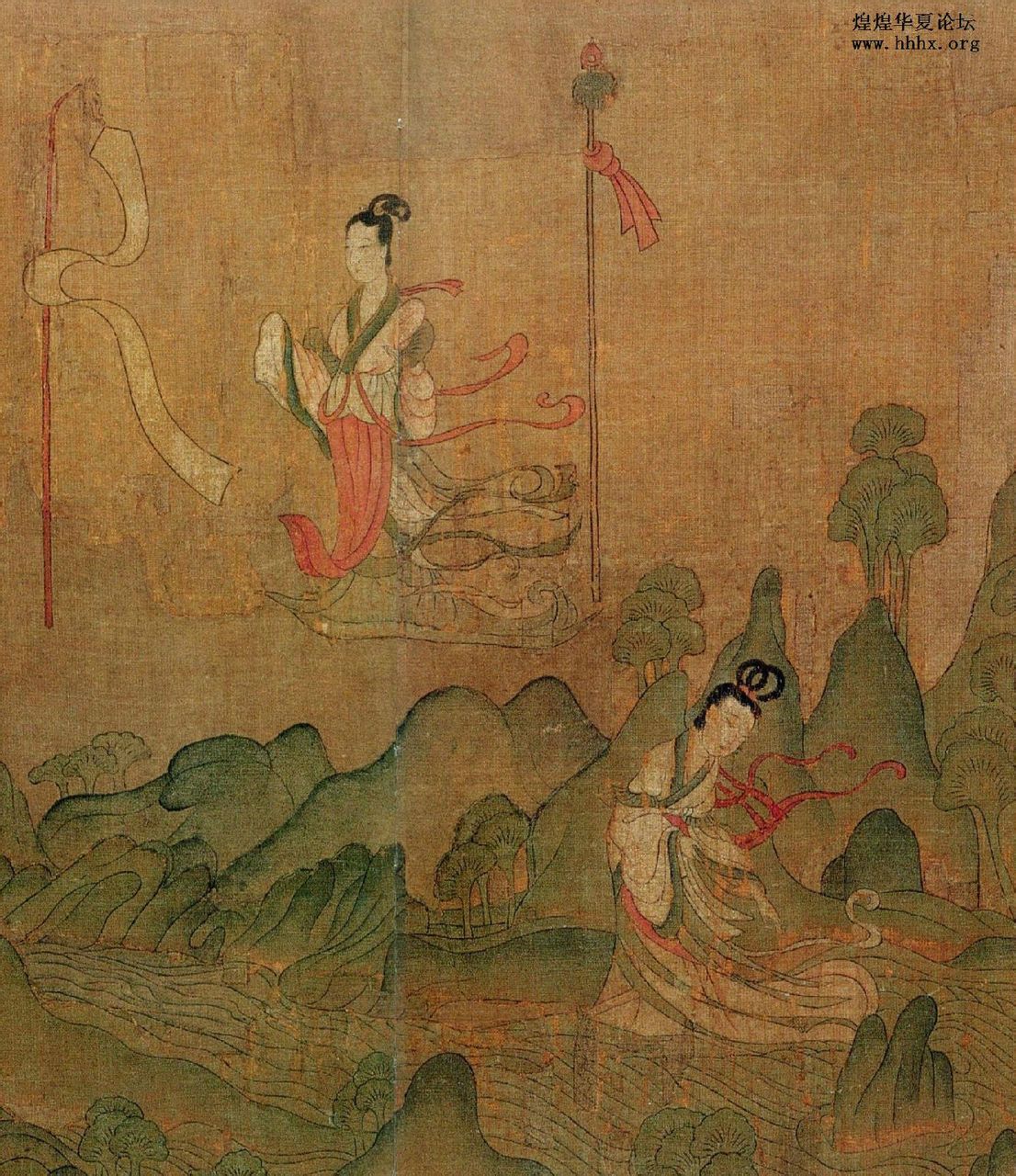 东晋顾恺之绘洛神赋图卷 东晋顾恺之绘洛神赋图卷