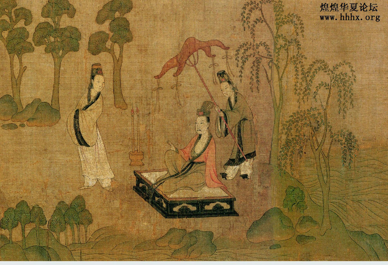 东晋顾恺之绘洛神赋图长卷 东晋顾恺之绘洛神赋图长卷