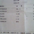 B肝五项对照表