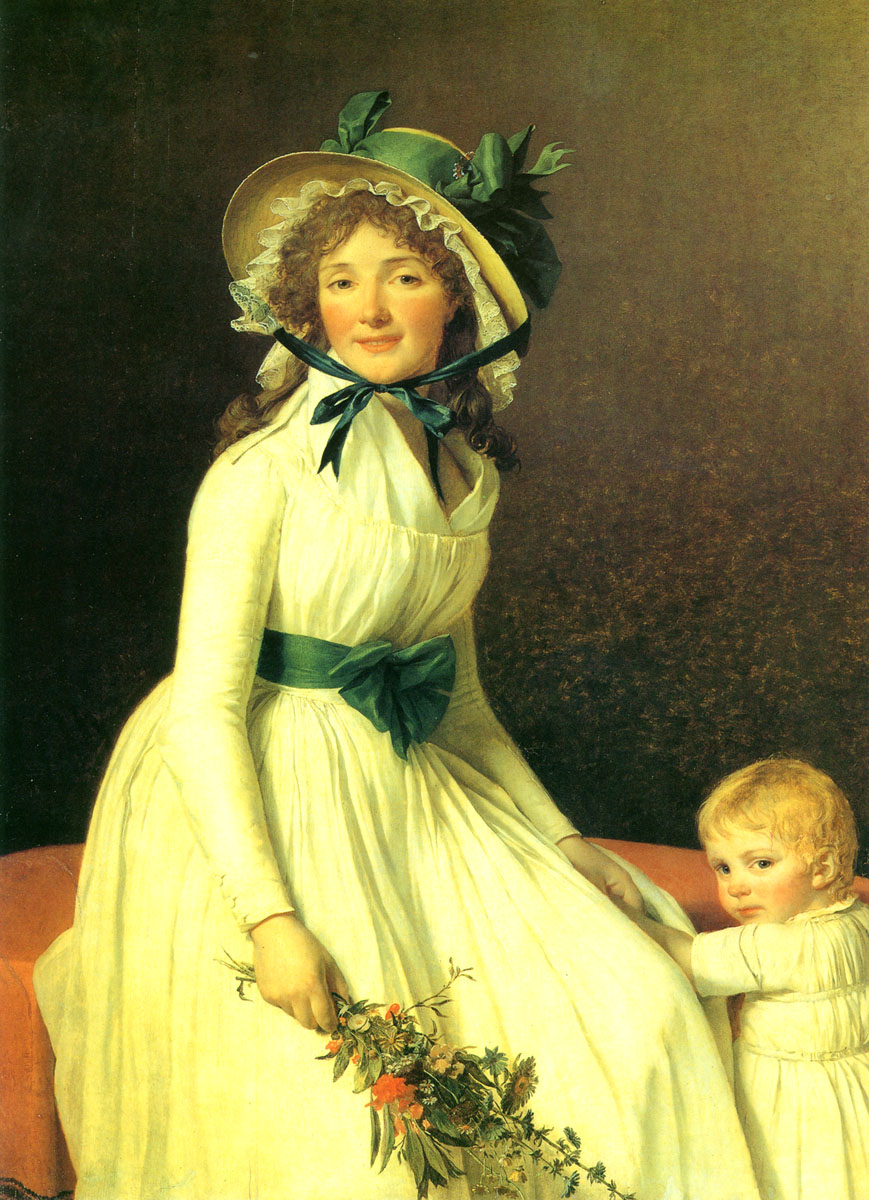 彼埃尔·摄里其亚夫人和他的儿子 1795年 彼埃尔·摄里其亚夫人和他的儿子 1795年