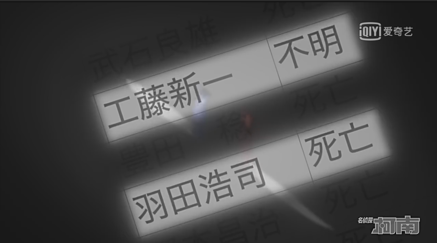 APTX4869服用者名单中出现的羽田浩司