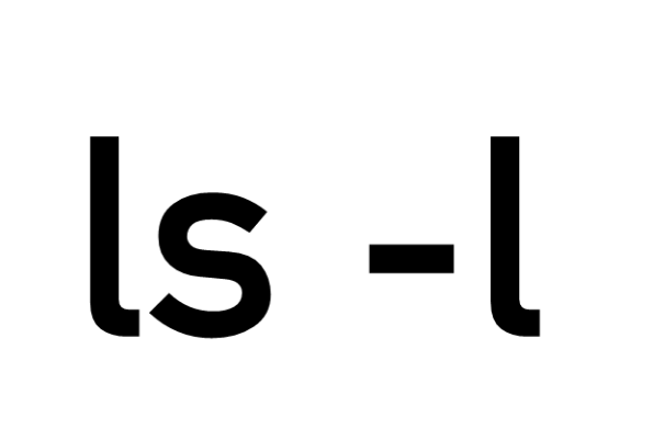 ls -l