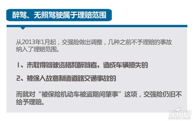 交强险赔偿範围