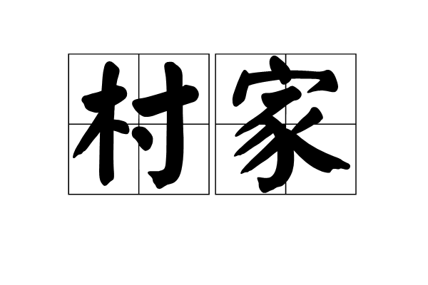村家(汉语辞彙)