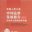 中国人民大学中国法律发展报告2011 走向多元化的法律实施