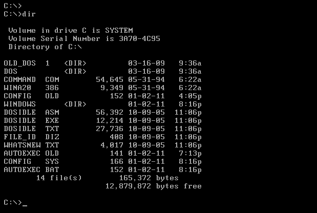 DOS(DOS作业系统)