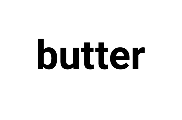 butter(黄油)