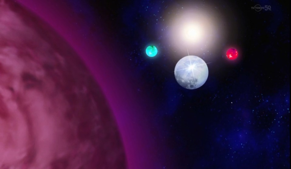 人间界、星光界、日、月、异晶界位置分布图 人间界、星光界、日、月、异晶界位置分布图