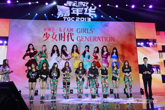 少女时代亮相TGC