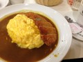 炸猪排咖喱蛋包饭
