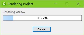 正在打包视频的Camtasia Studio 正在打包视频的Camtasia Studio