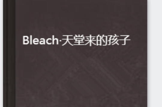 Bleach·天堂来的孩子