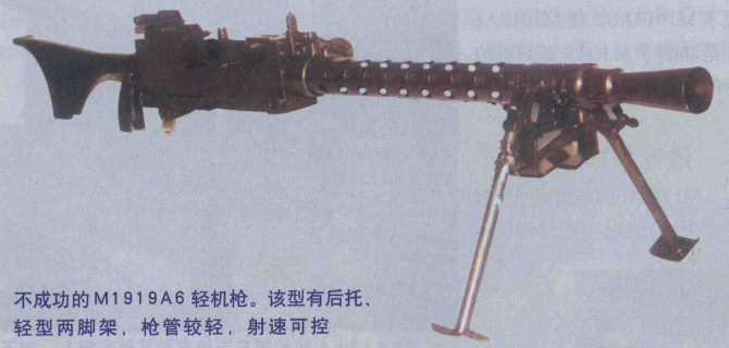 美国M1919A6式机枪