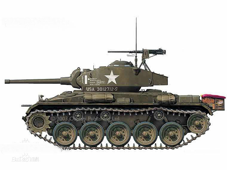 M24轻型坦克线图 M24轻型坦克线图