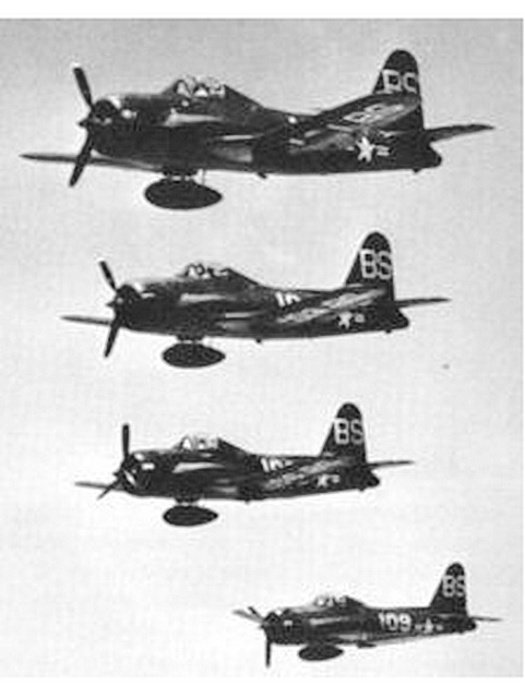 FR-1战斗机编队飞行 FR-1战斗机编队飞行