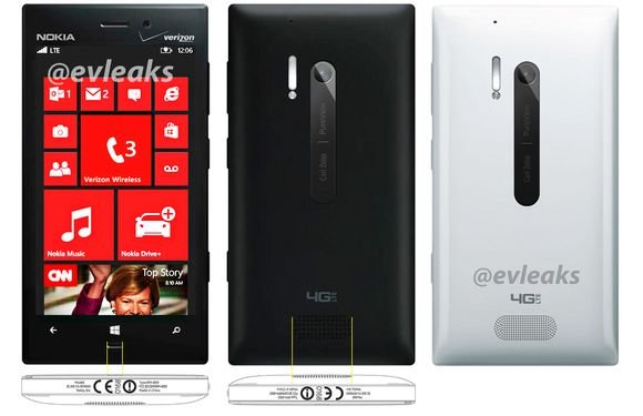 Lumia 928 谍照