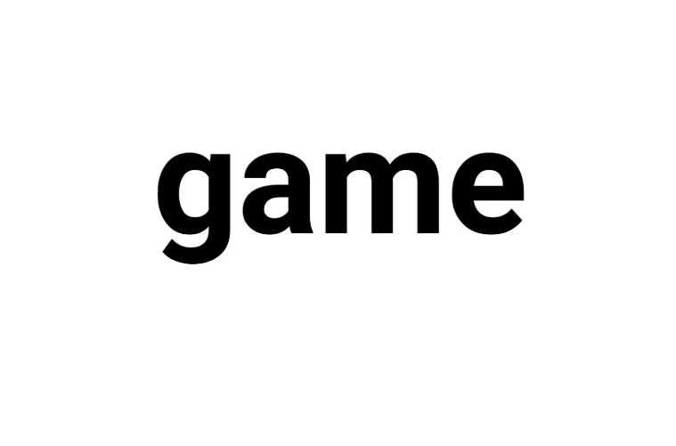 game(英语单词)