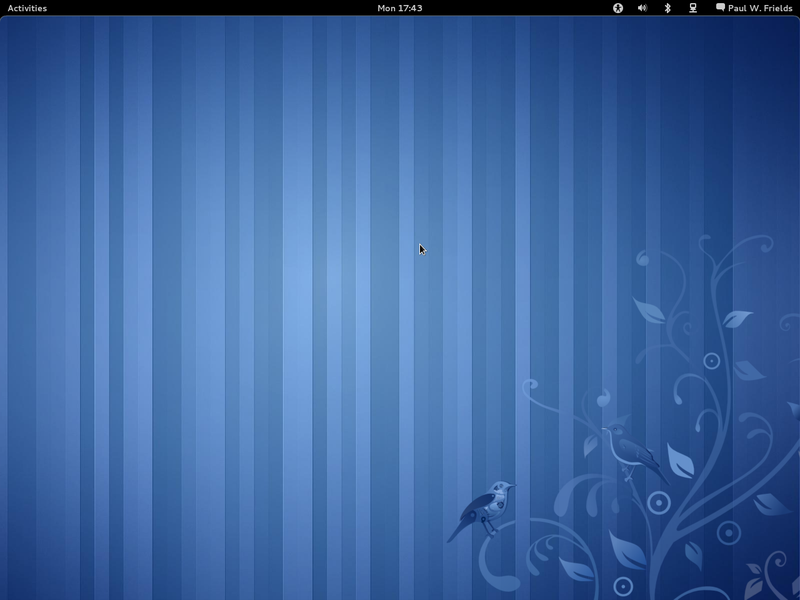 Fedora 15 截图