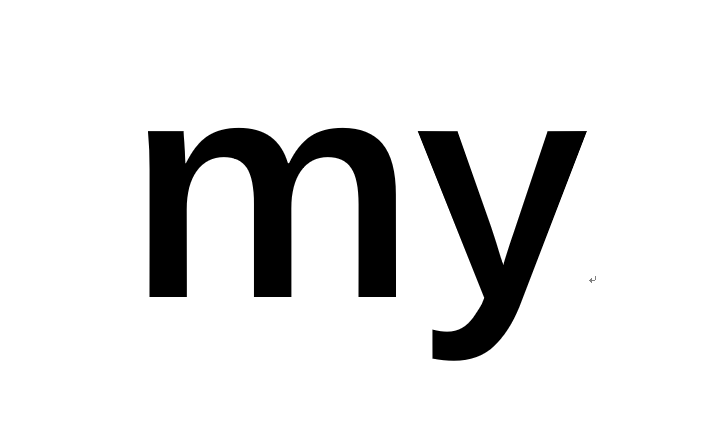 my(英语单词)