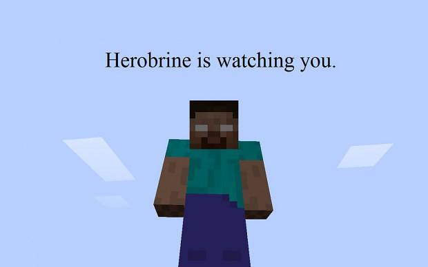 Herobrine在看着你。