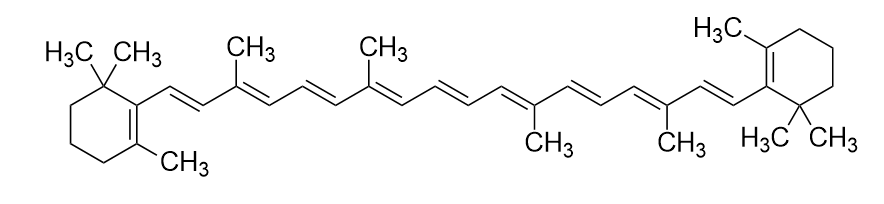 B胡萝蔔素 B胡萝蔔素
