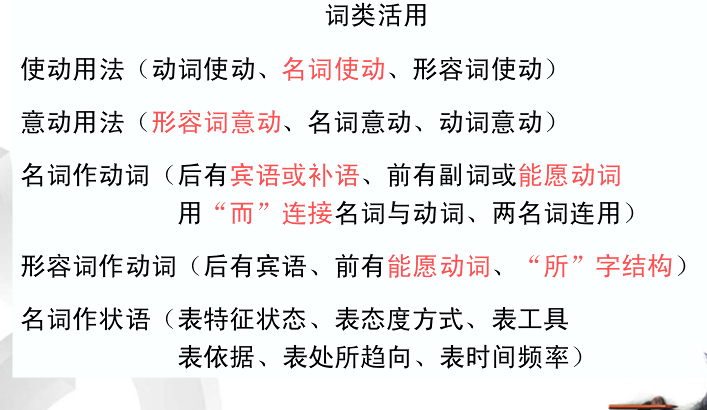 词类活用