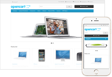 OpenCart 截图 OpenCart 截图