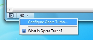 Opera Turbo Opera Turbo